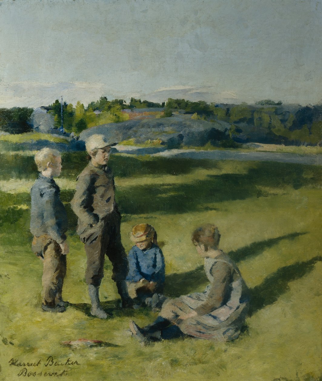 Børn, Bossevik af Harriet Backer