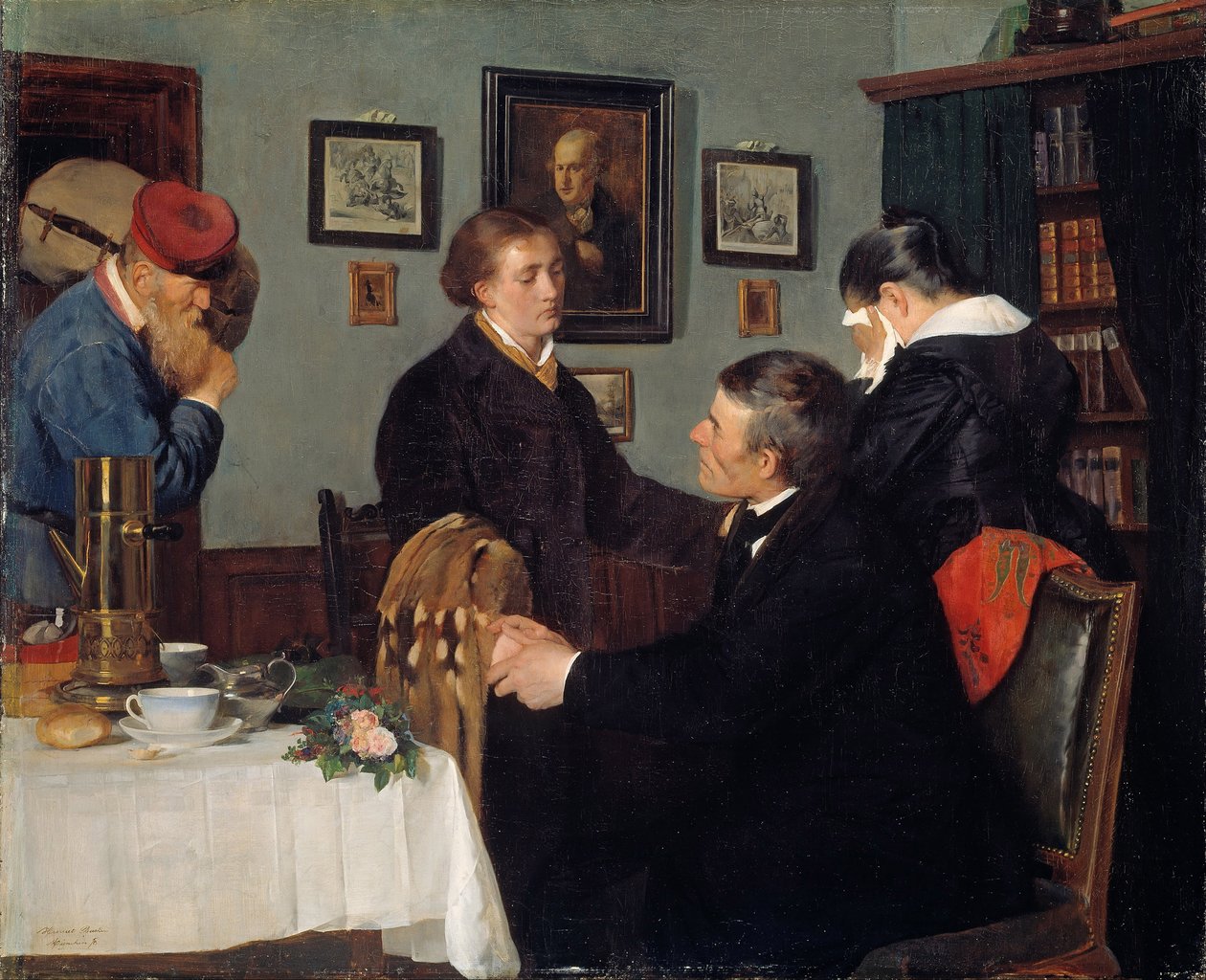 Afskeden af Harriet Backer