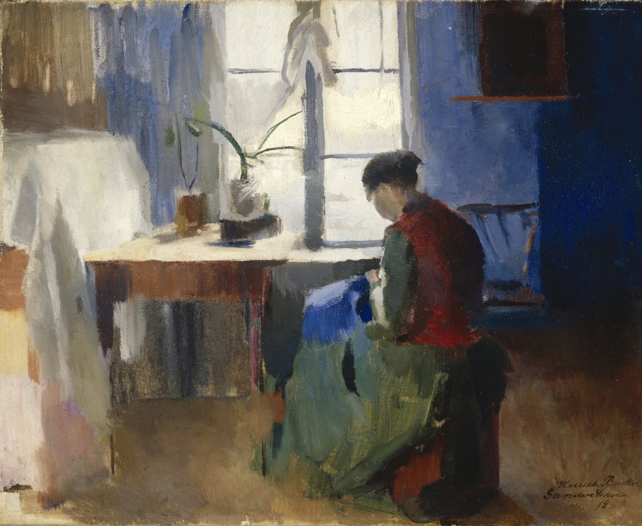 Kvinde syning af Harriet Backer