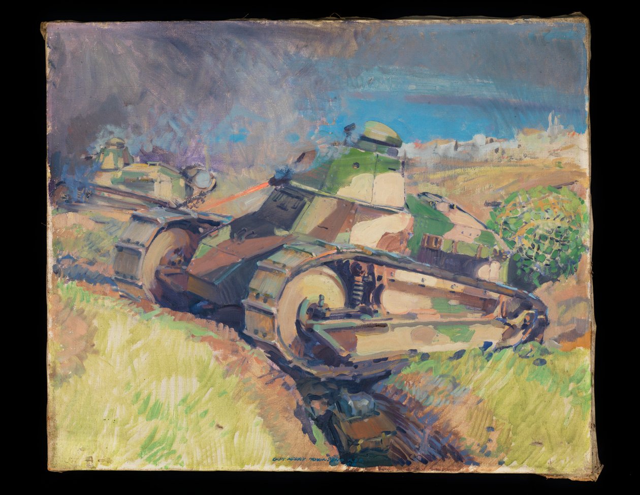 Kampvogne i aktion af Harry Everett Townsend