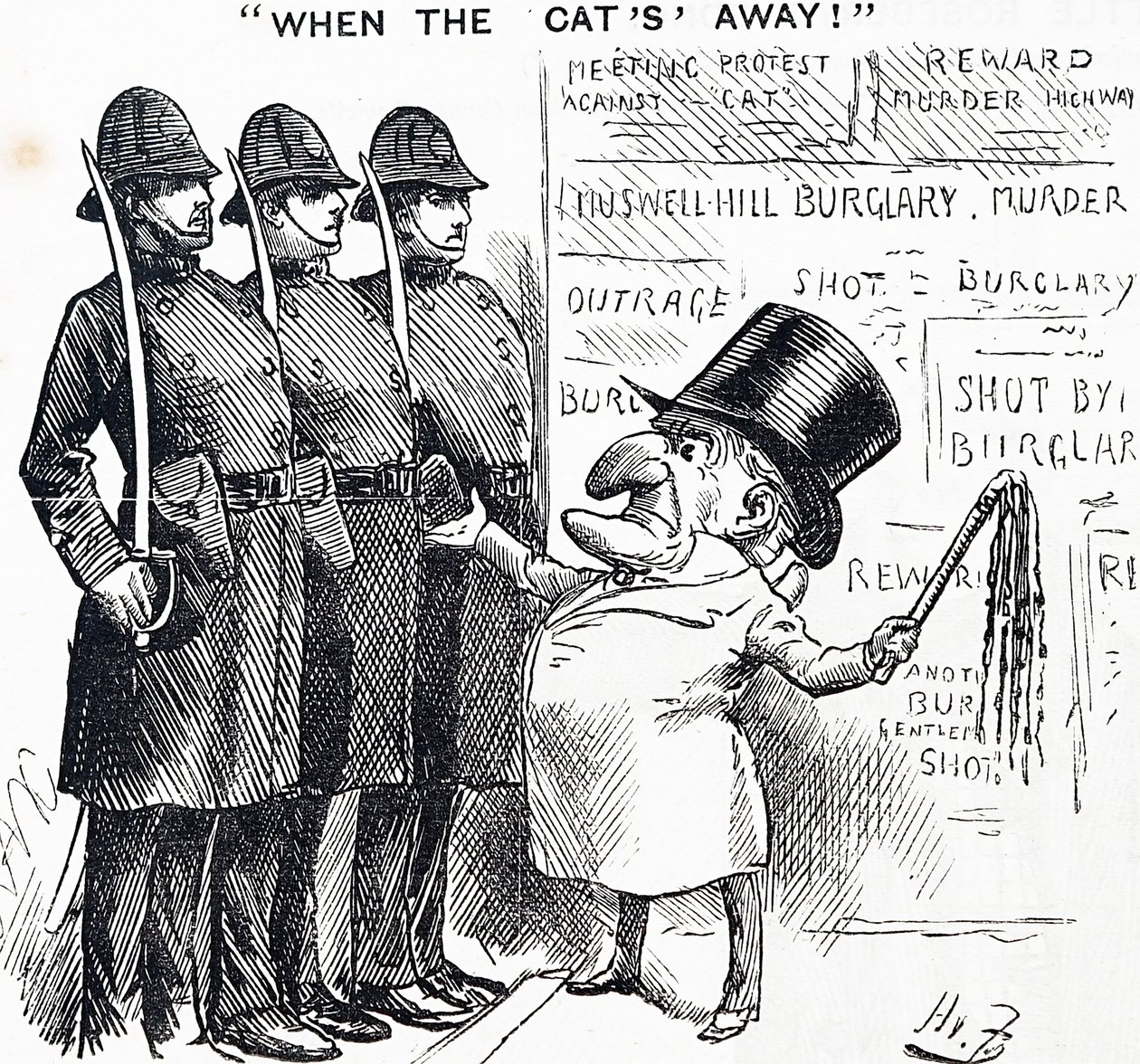 Når katten er væk af Harry Furniss