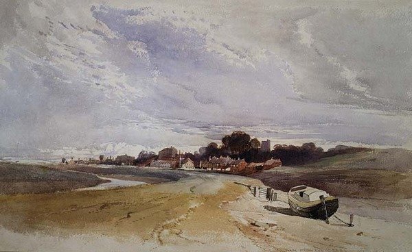 Gillingham ved floden Medway, Kent af Harry John Johnson