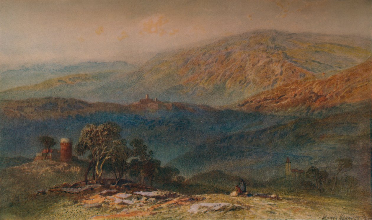 I nærheden af Pontremoli, c1863 af Harry John Johnson