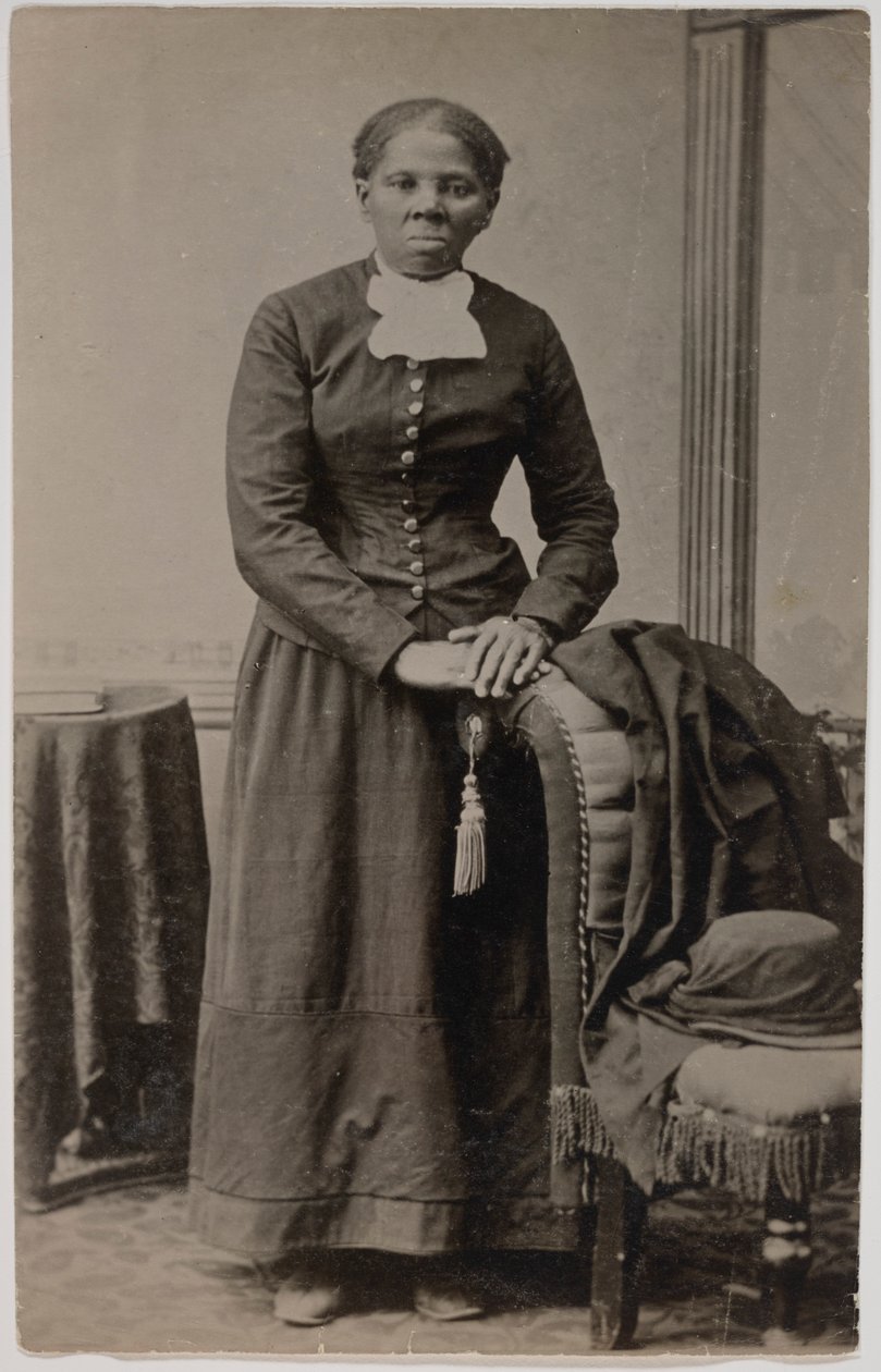 Mat kollodiumtryk af Harriet Tubman af Harvey B. Lindsley