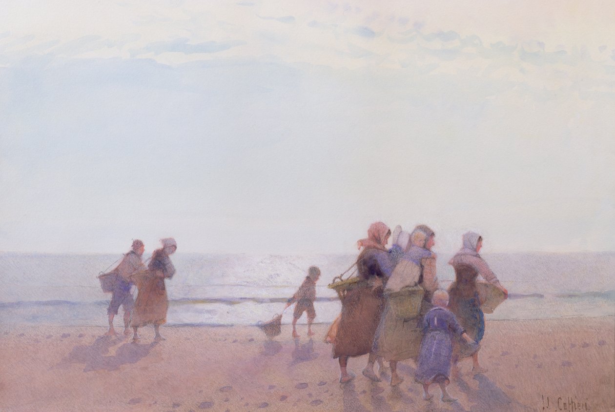 Muslingesamlere af Hector Caffieri