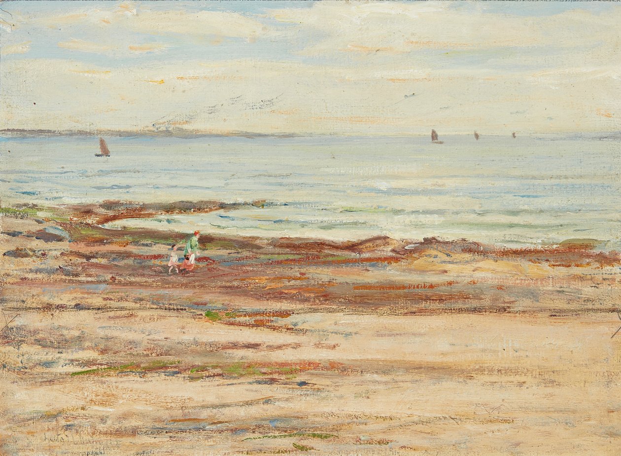Largo Shore (olie på lærred) af Hector Chalmers