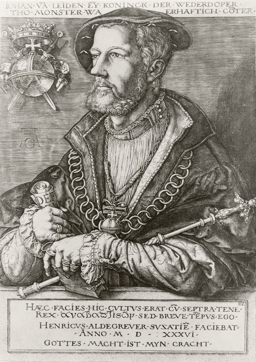 John af Leiden af Heinrich Aldegrever