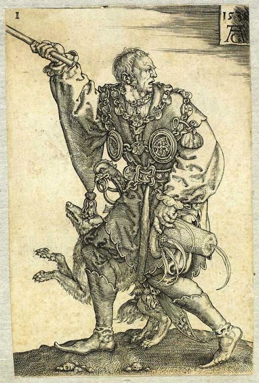 Ceremonimesteren [fra serien De store bryllupsfester] af Heinrich Aldegrever