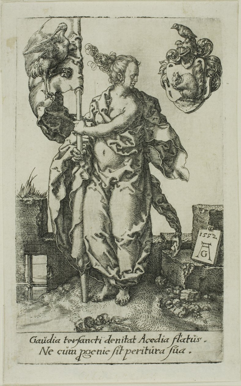 Flid, fra Dyderne af Heinrich Aldegrever