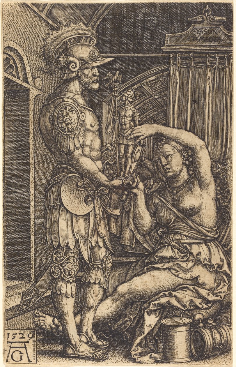 Jason og Medea af Heinrich Aldegrever