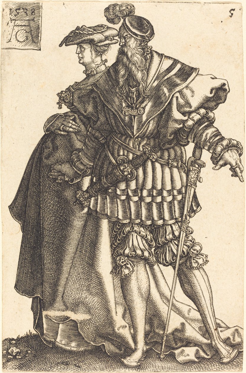 Store bryllupsdansere af Heinrich Aldegrever