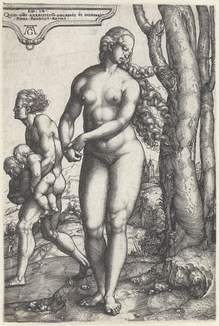Rhea Silvia af Heinrich Aldegrever