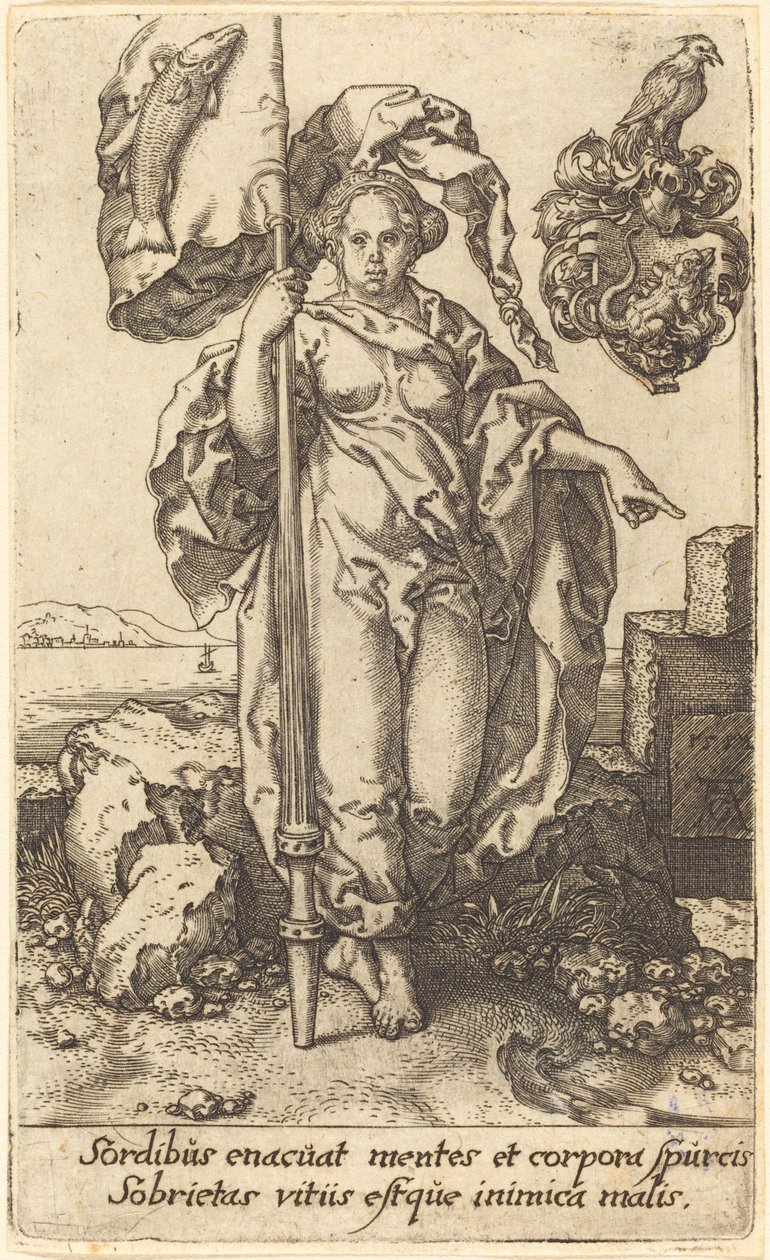 Afholdenhed, 1552. af Heinrich Aldegrever