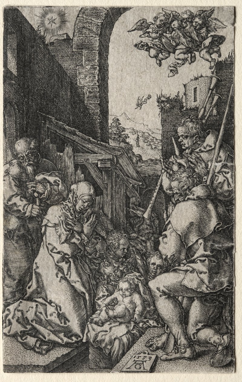 Hyrdernes tilbedelse af Heinrich Aldegrever