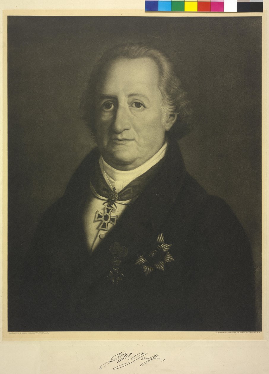 Johann Wolfgang von Goethe af Heinrich Christoph Kolbe