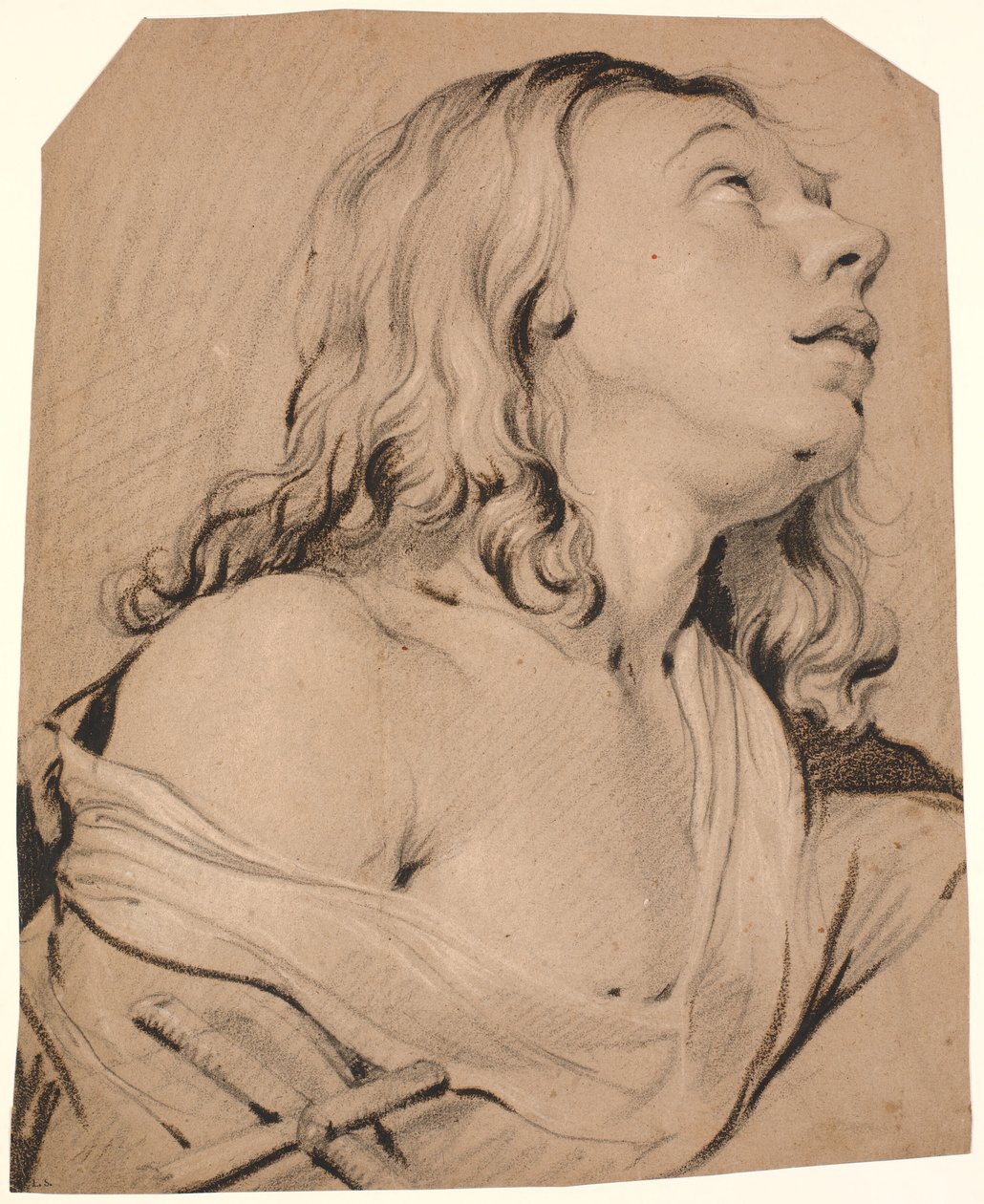 Den bodfærdige Magdalena, brystbillede mod højre af Heinrich Dittmers