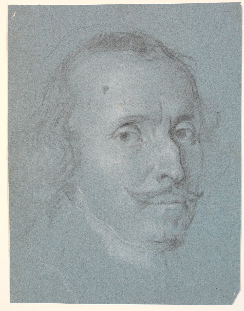 Mandligt portræthoved af Heinrich Dittmers
