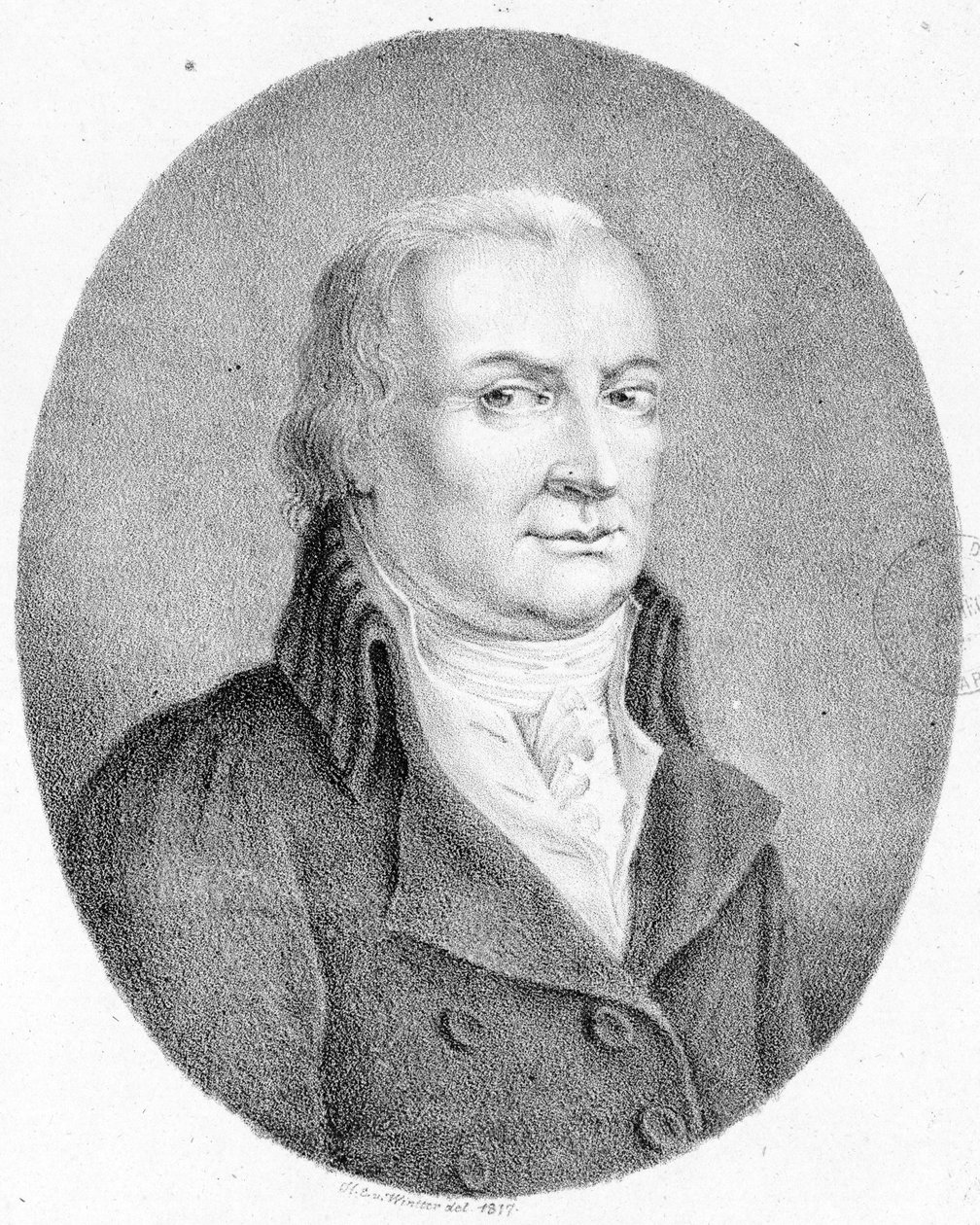 Afbildet person:  Franz Bühler af Heinrich Eduard Winter