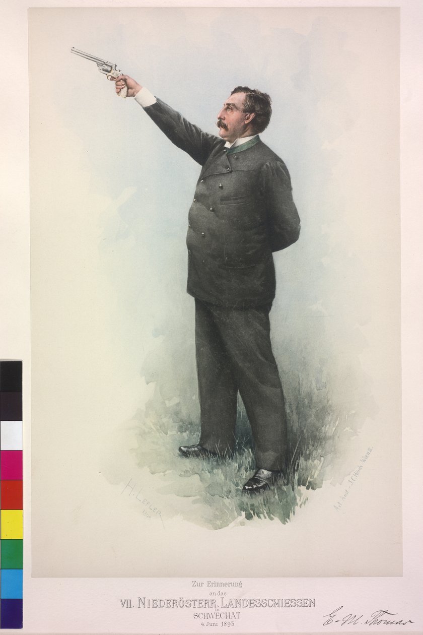 Eduard Michael Thomas-Steuernagel af Heinrich Lefler