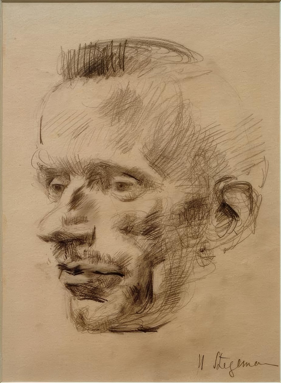 Portræt af Wilhelm Werner, omkring 1926 af Heinrich Stegemann