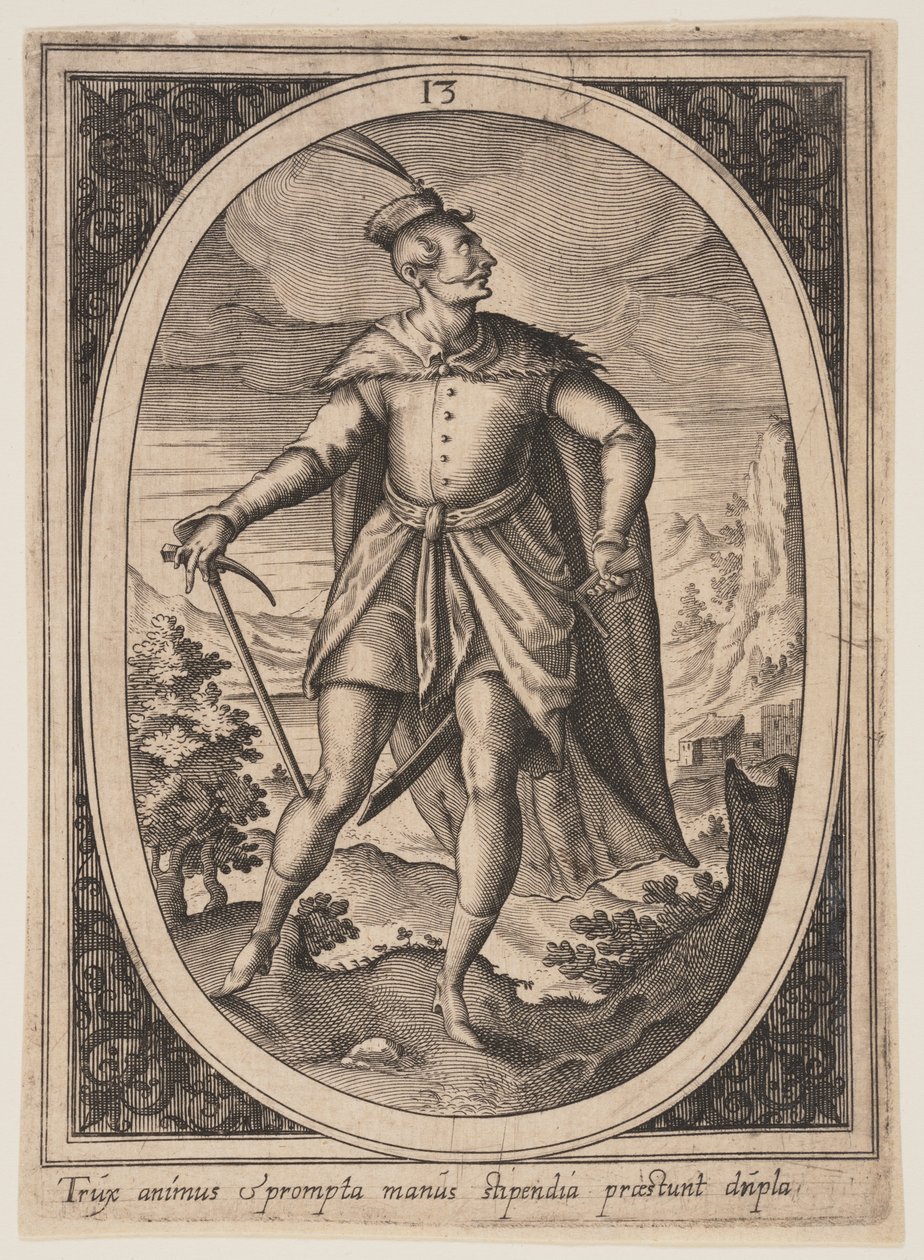 Planche 13 fra Militære figurer af Heinrich Ulrich