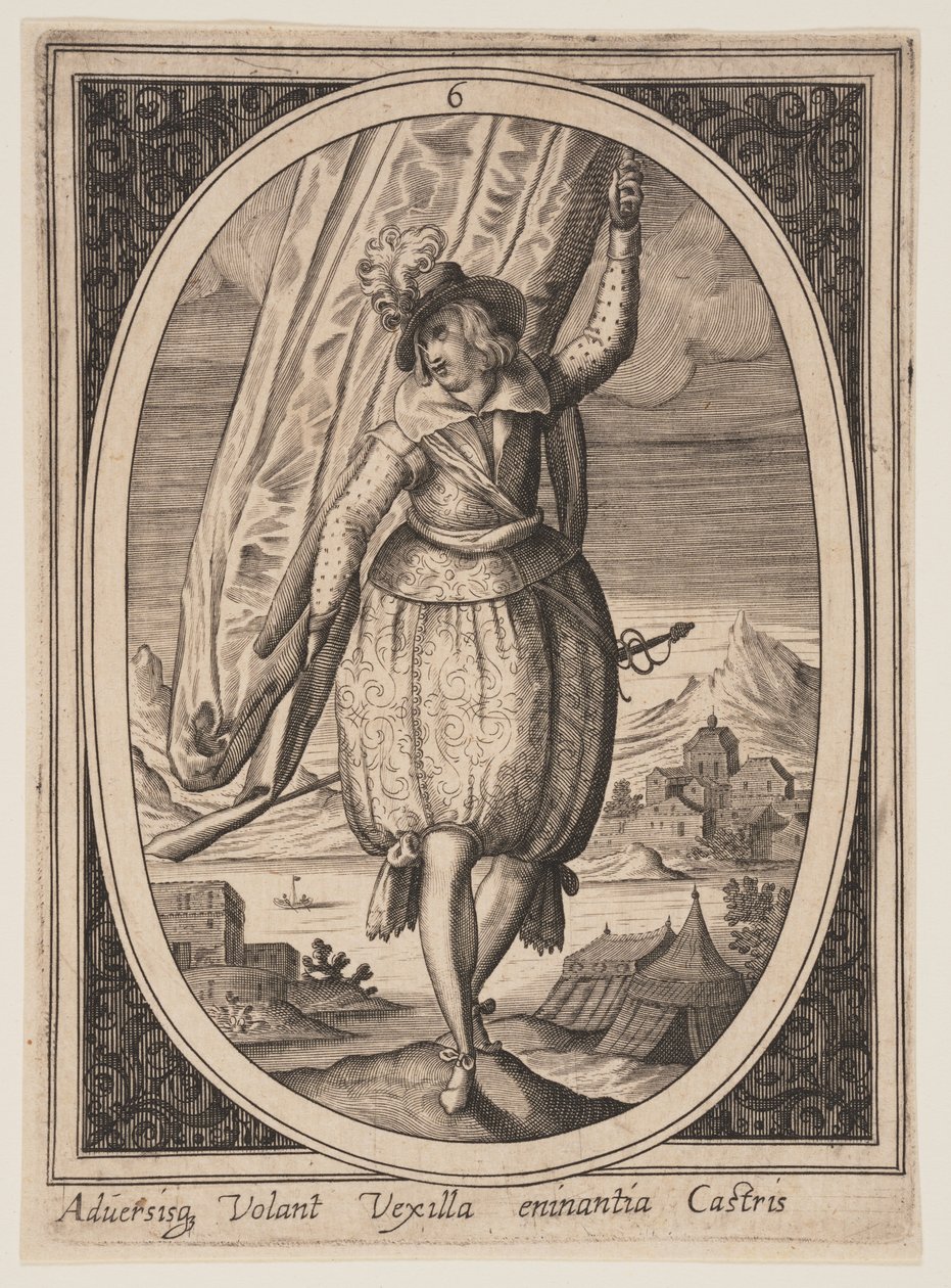 Planche 6 fra Militære figurer af Heinrich Ulrich