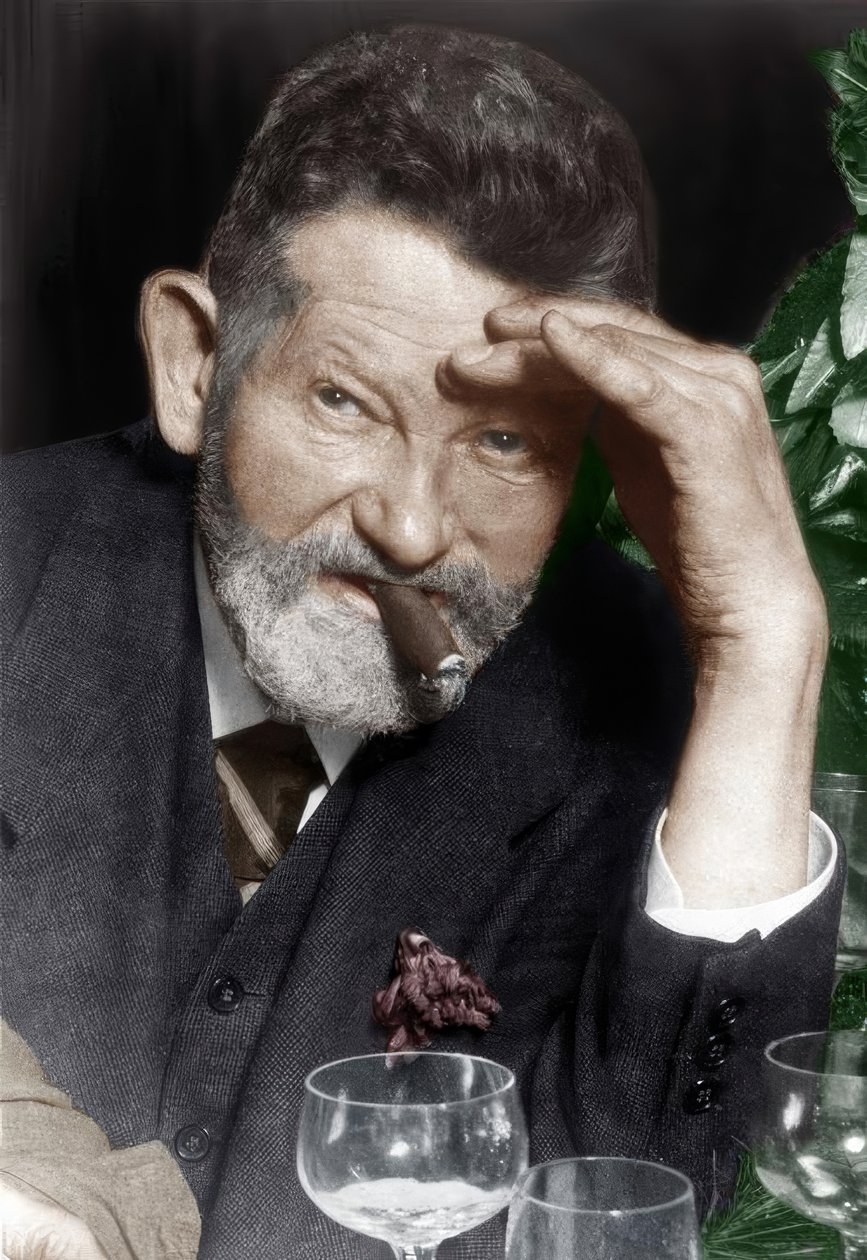 Heinrich Zille / Foto omkring 1918 af Heinrich Zille