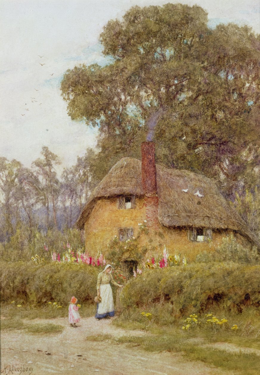 En have i Wiltshire af Helen Allingham