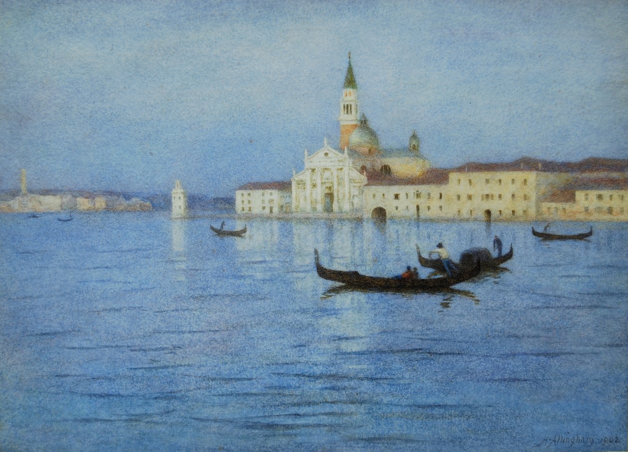 San Giorgio Maggiore, Venedig, 1902 af Helen Allingham