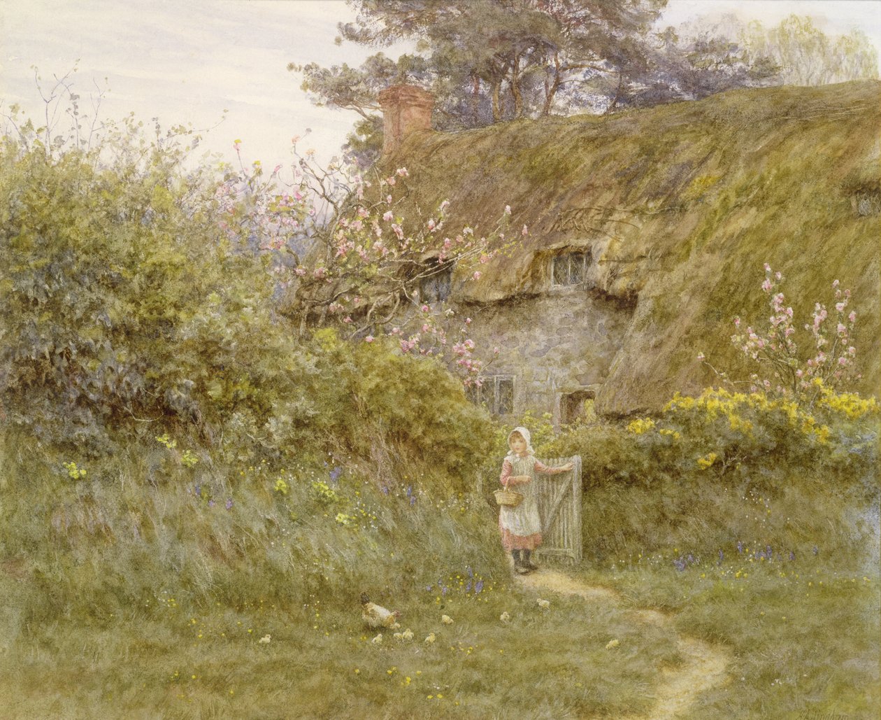 Forår af Helen Allingham