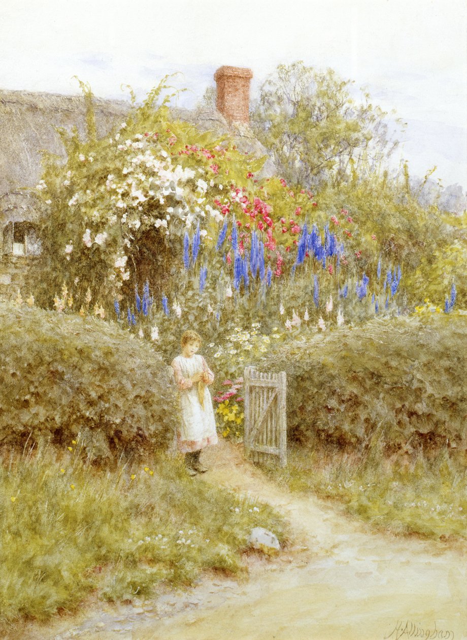 Hytteporten af Helen Allingham