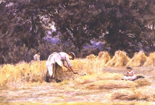 Høst af Helen Allingham