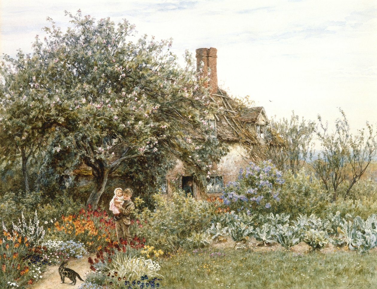 I nærheden af Hambledon af Helen Allingham
