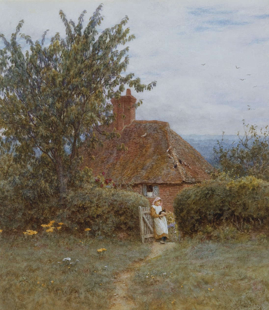I nærheden af ​​Haslemere af Helen Allingham