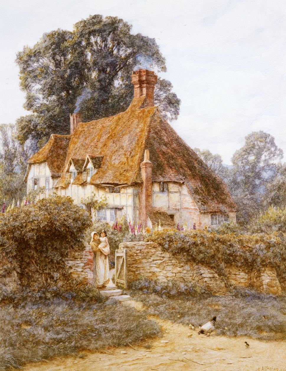 I nærheden af Witley, Surrey af Helen Allingham