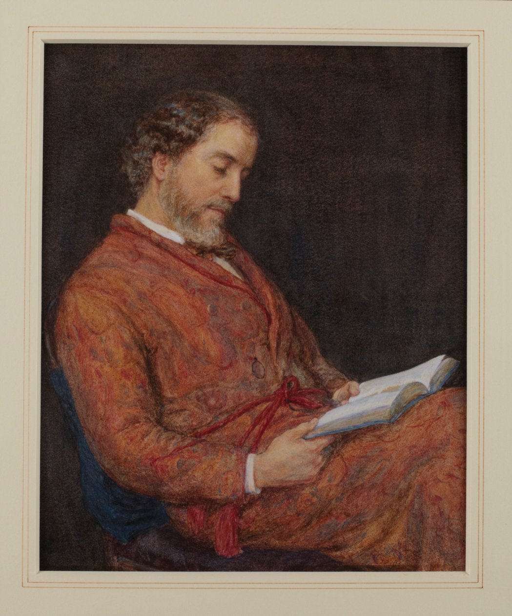 Portræt af William Allingham af Helen Allingham