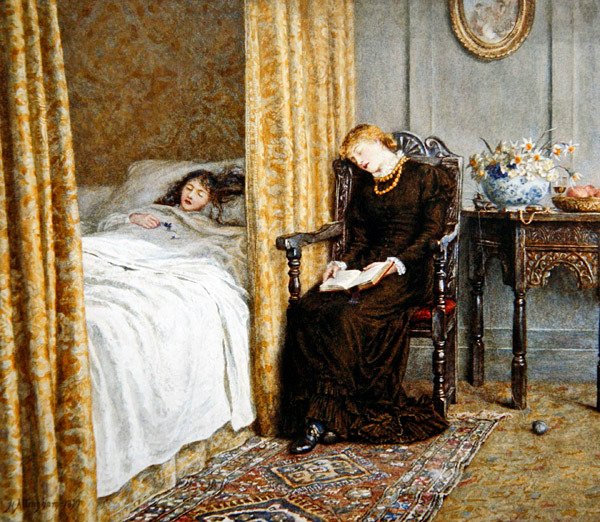 Rekonvalescenten af Helen Allingham