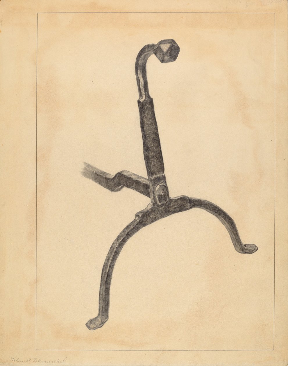 andiron af Helen Blumenstiel