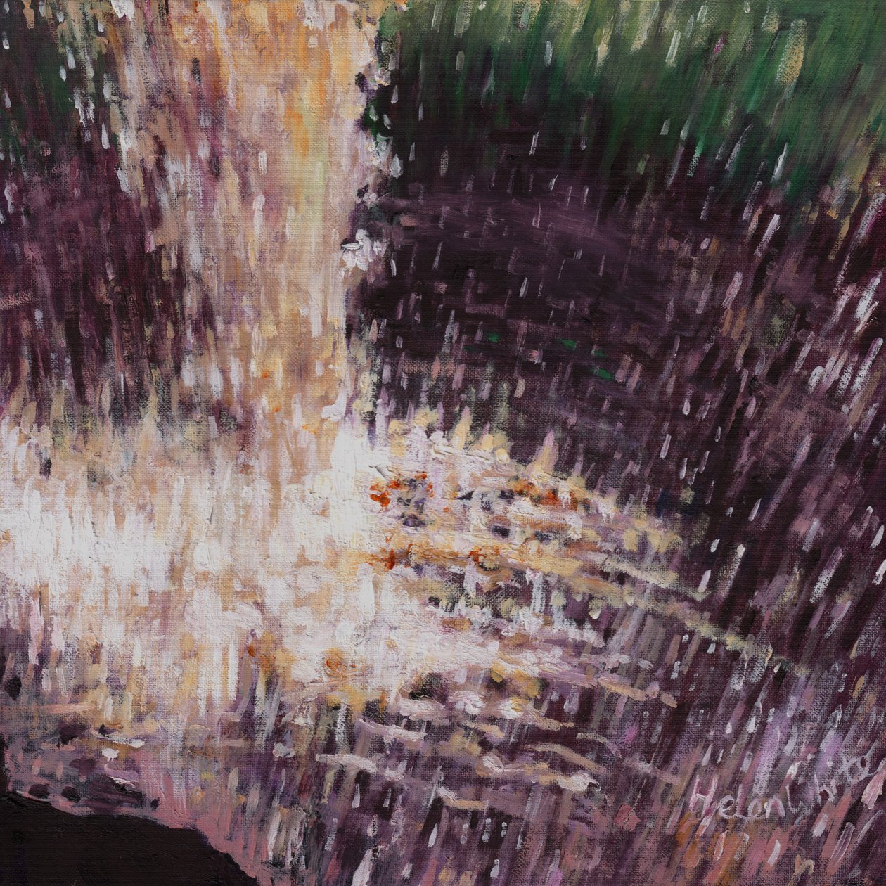 Vandfald II, 2016, af Helen White