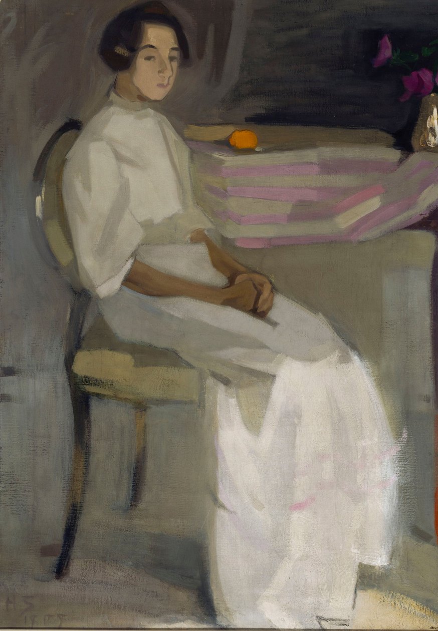 Kostumebillede II, 1909. af Helene Schjerfbeck