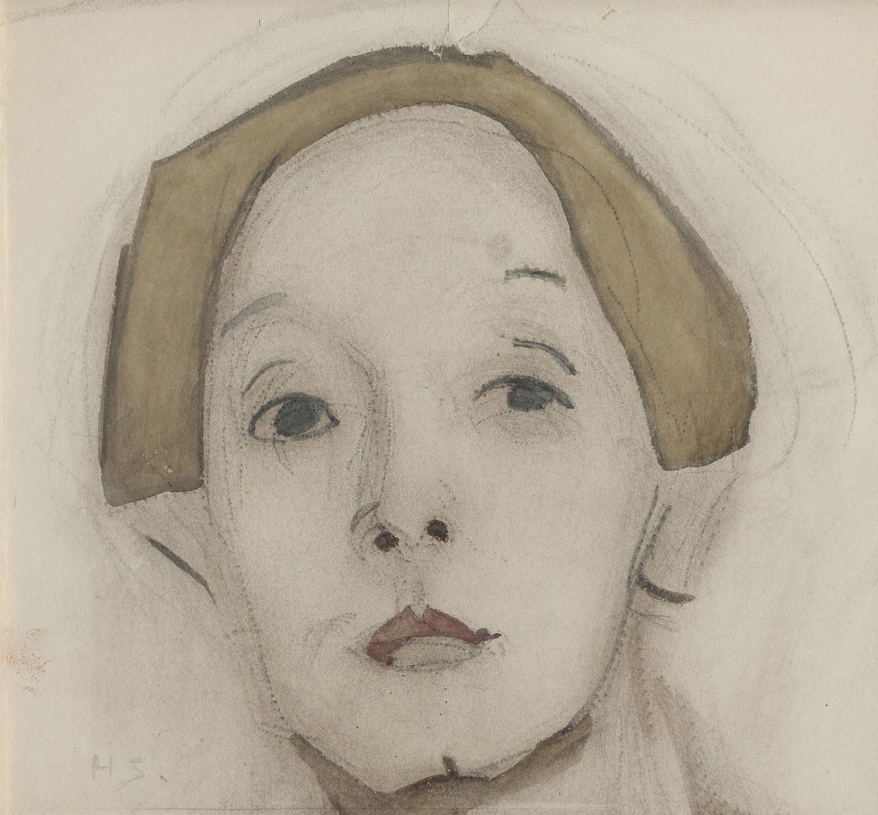 Selvportræt, 1915. af Helene Schjerfbeck