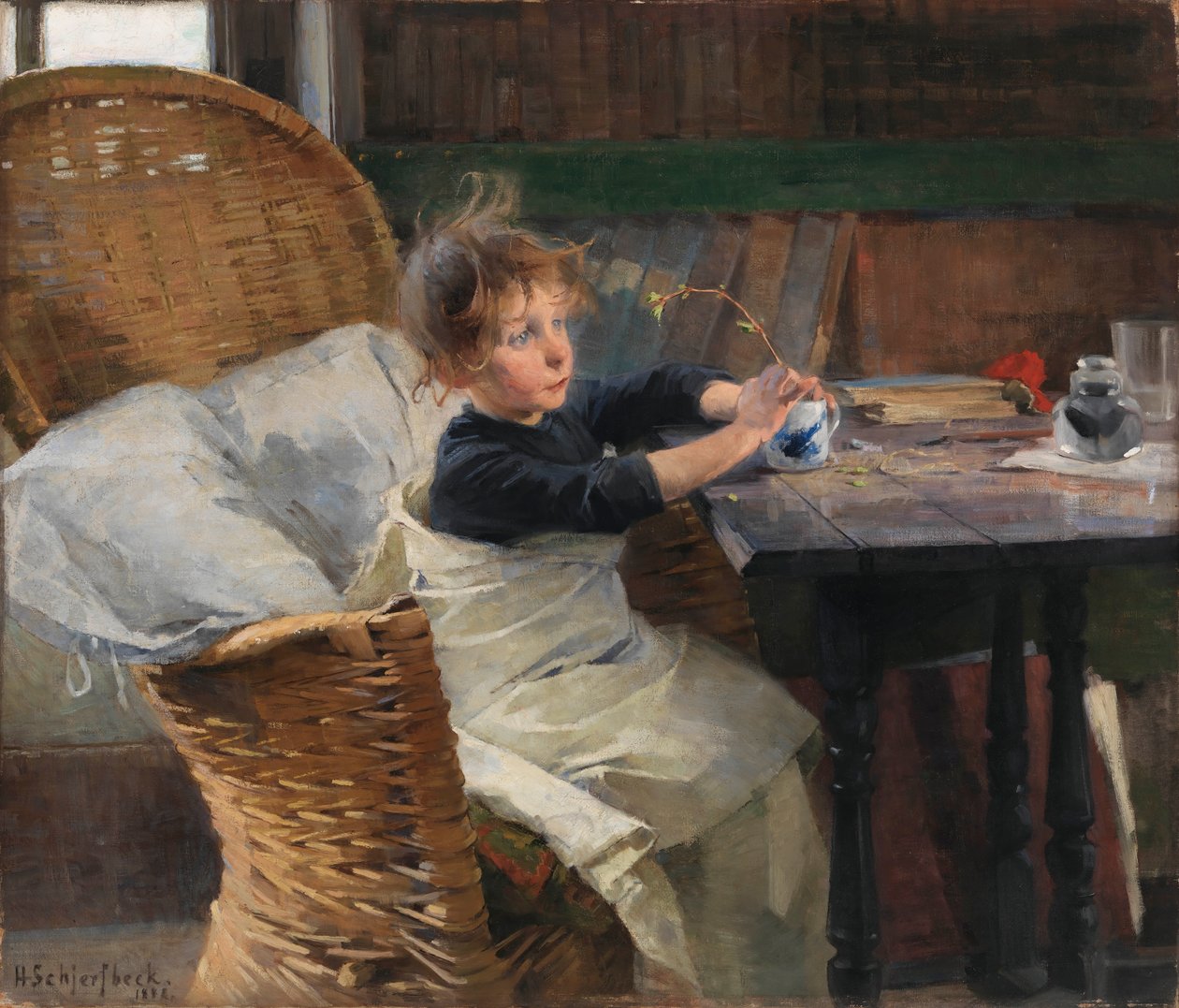 Rekonvalescenten, 1888. af Helene Schjerfbeck