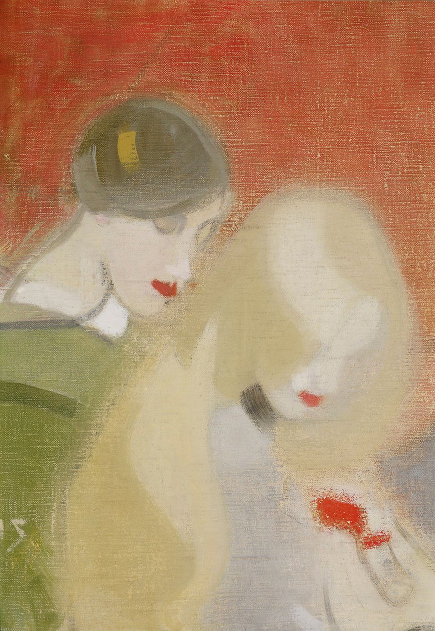 Familiesmykket, 1915-1916. af Helene Schjerfbeck