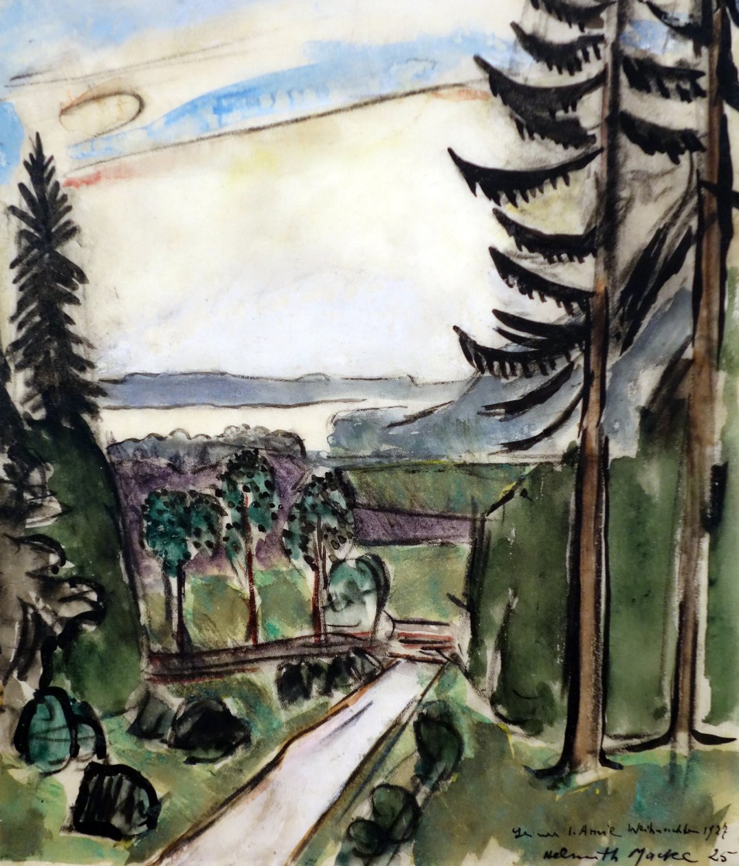 Skovsti af Helmuth Macke