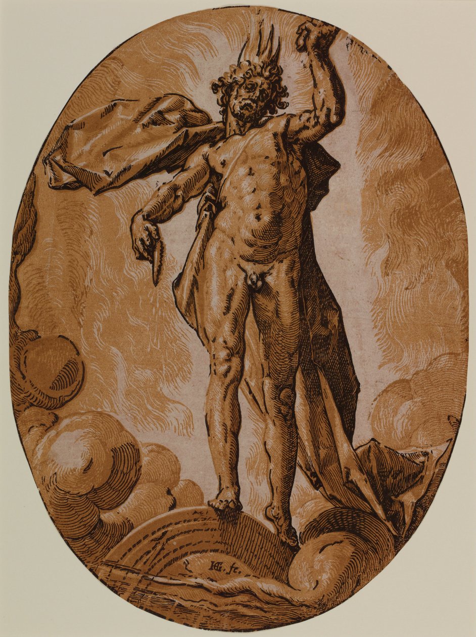 Dag (Helios) af Hendrik Goltzius