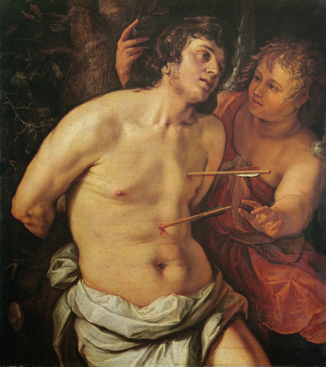 Sankt Sebastian af Hendrik Goltzius