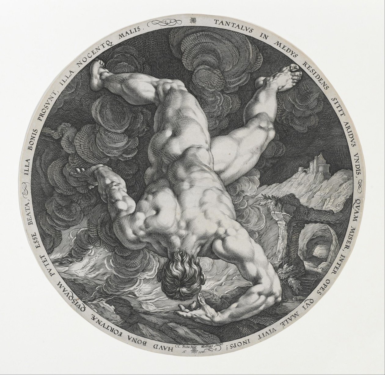 Tantalus af Hendrik Goltzius