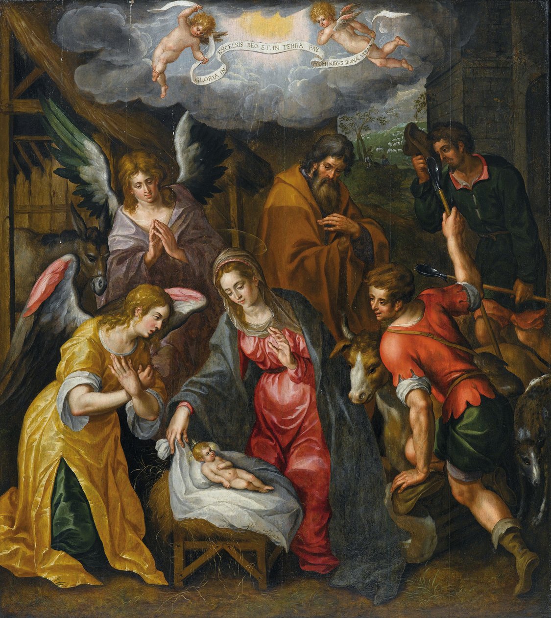 Kristi fødsel af Hendrick de Clerck