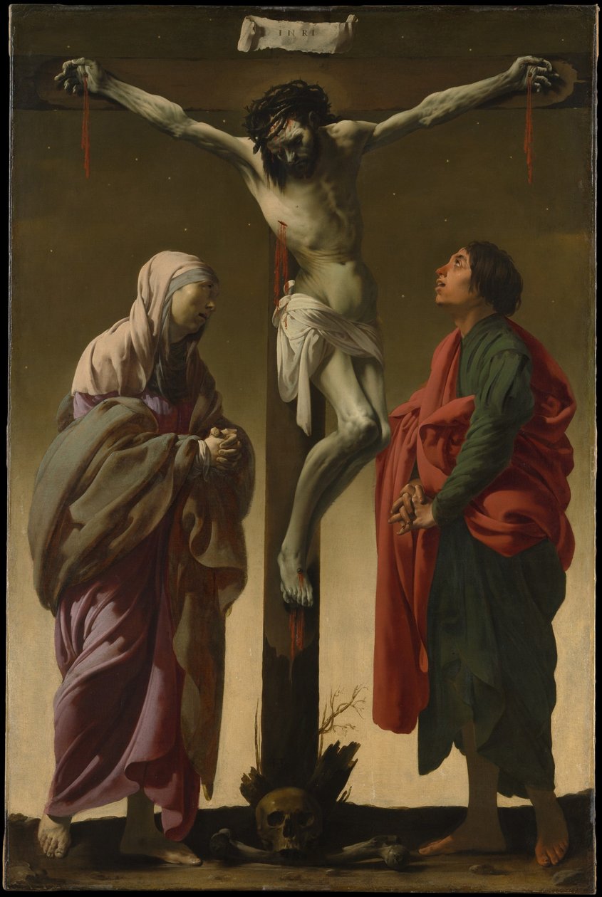 Korsfæstelsen med Jomfruen og Johannes af Hendrick ter Brugghen
