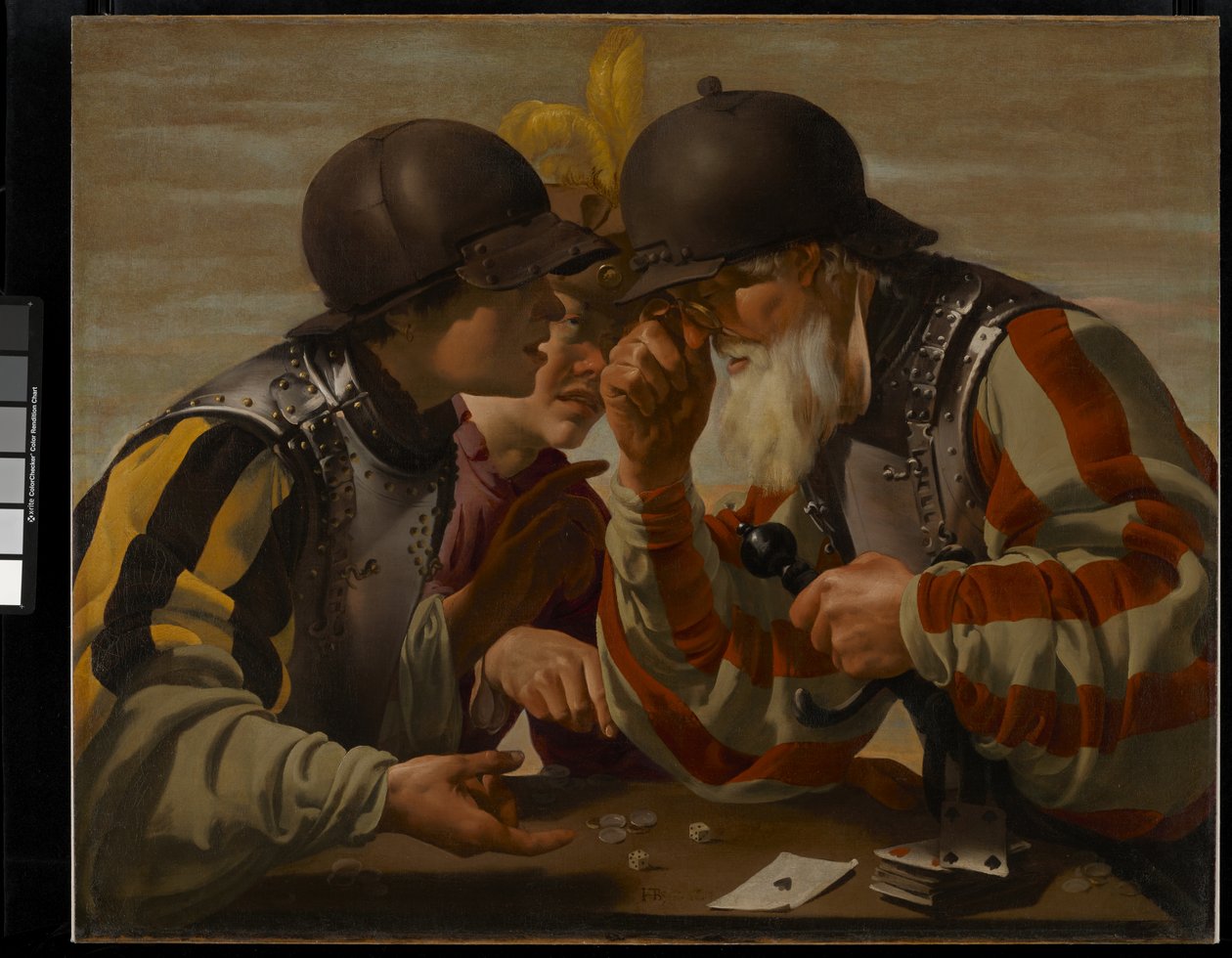 Gamblers, 1623 af Hendrick ter Brugghen